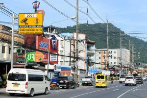 Kamala, Phuket, Thailand, Hauptstraße