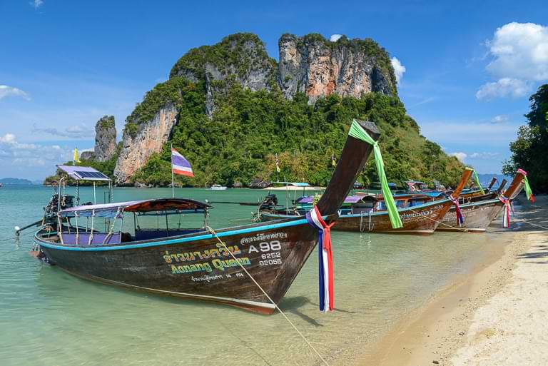 Longtailboot, Phang-Nga-Bucht, Bootsausflug, Thailand, Reisebericht