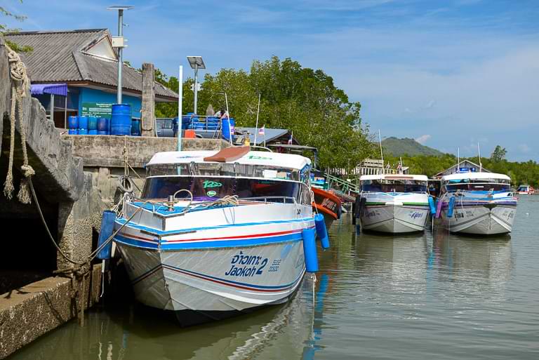 Speedboot, Fähre, Phuket, Bang-Ro-Pier, Koh Yao Noi, Manoh-Pier, Reisebericht, Thailand