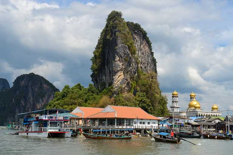 Koh Phanee, Thailand, Stelzendorf, Moschee, Bootstour ab Phuket, Phang-Nga-Bucht, Reisebericht, Koh Panyi, Koh Panyee