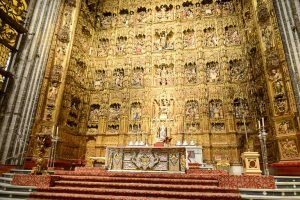 Sevilla, Kathedrale, goldener Altar, Reisebericht