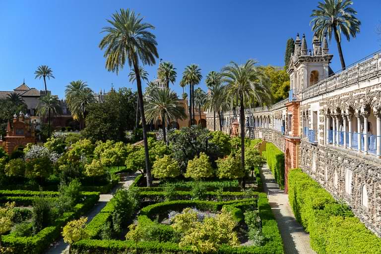 Sevilla, Königspalast, Alcázar, Garten, Spanien, Andalusien, Reisebericht, Reiseblog