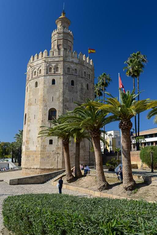 Torre del Oro, Sevilla, Goldener Turm, Guadalquivir, Fluss