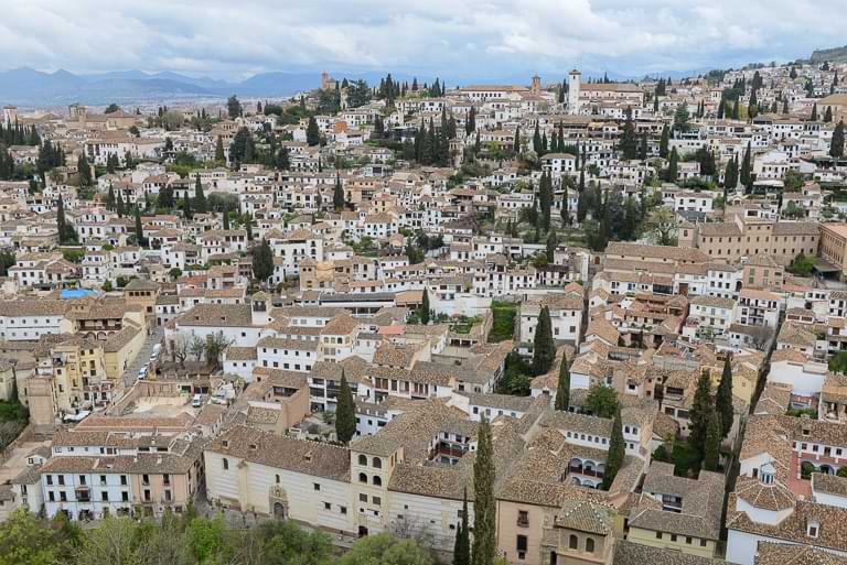 Albaicin, Granada, Reisebericht, Sehenswürdigkeiten, Blick von der Alhambra