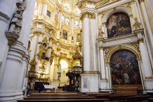 Kathedrale, Granada, Reisebericht, Andalusien, Kirchenschiff, Altar