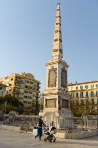 Málaga, Plaza de la Merced, Obelisk, General Don Josê Marîa Torrijos