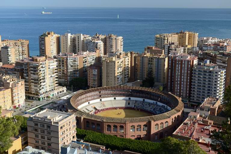 Málaga, Reisebericht, Stierkampfarena, Plaza de Toros de La Malagueta