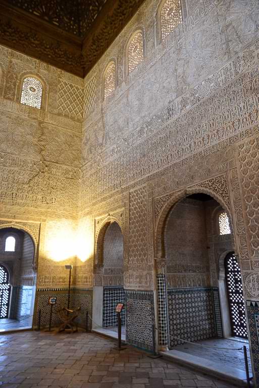 Ornamente, Wände, Nasridenpaläste, Alhambra, Granada, Reisebericht, Sehenswürdigkeiten