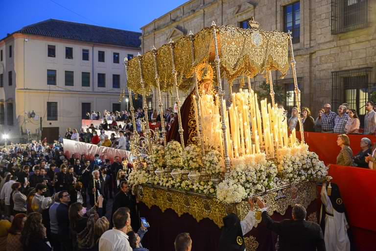 Semana Santa, Còrdoba, Altstadt, Umzug, Maria, Wagen, Karwoche, Reisebericht, Sehenswürdigkeiten