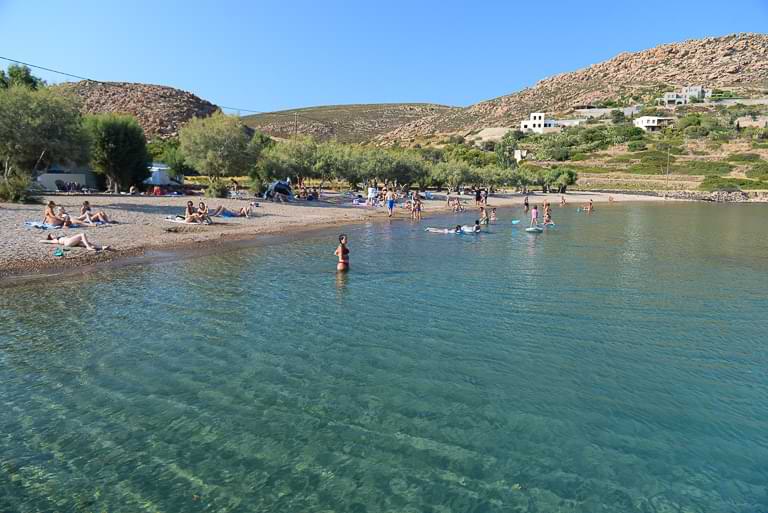 Agrio Livadi Beach, Patmos, Strände, Griechenland, Reisebericht