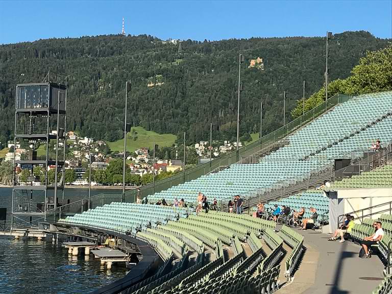 Bregenzer Festspiele, Seebühne, Sitzplätze, Bodensee, Reisebericht