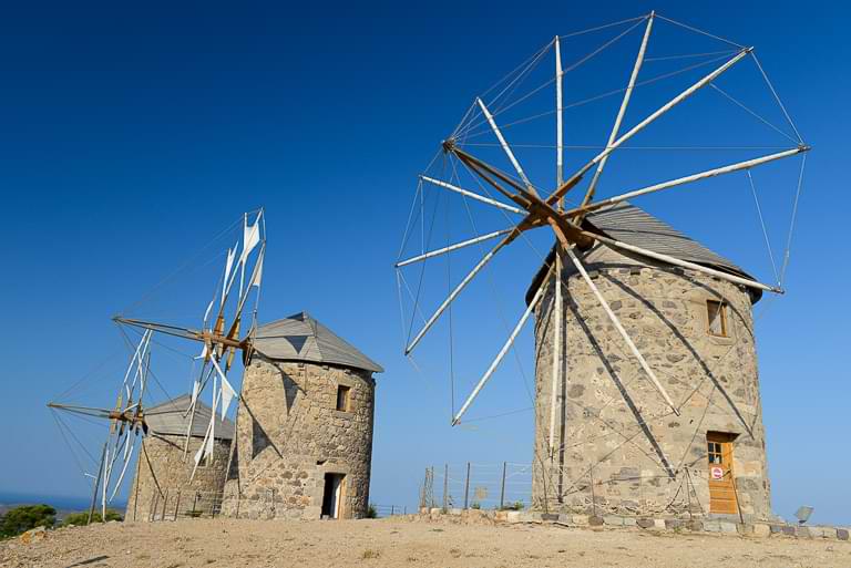 Patmos, Windmühlen, Chora, Sehenswürdigkeiten, Reisebericht, Griechenland