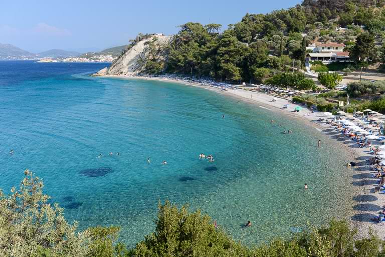 Tsamadou Beach, Samos, schönste Strände, Strandurlaub