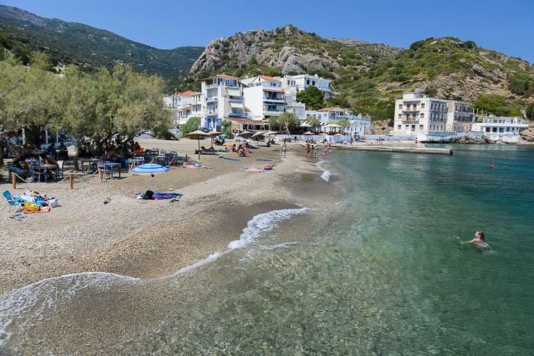 Therma, Beach, Ikaria, Reisebericht, Griechenland, Insel, Strand