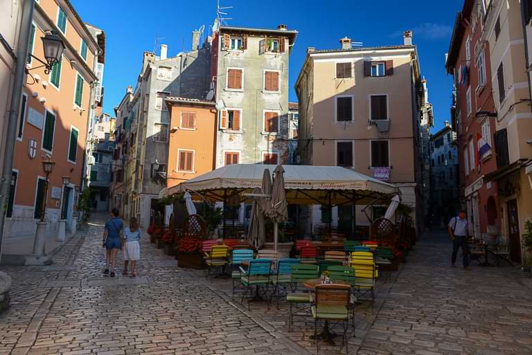 Rovinj, Altstadt, Besichtigung, Gassen, Häuser, Reisebericht, Kroatien, Istrien, Blog