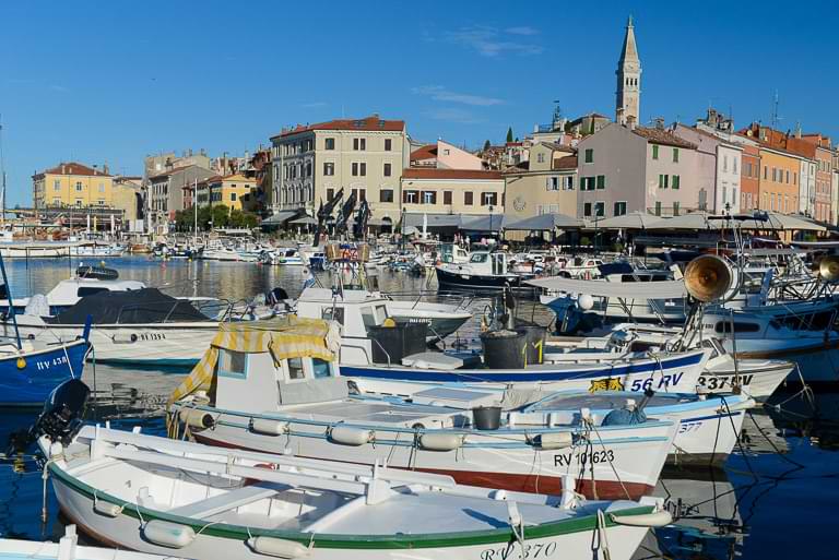 Rovinj, Reisebericht, Altstadt, Hafen, Boote, Kroatien, Urlaub