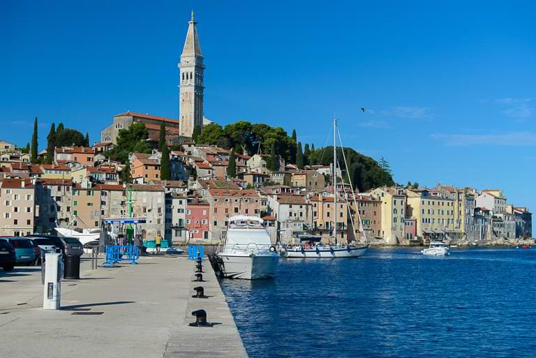 Rovinj, Reisebericht, Altstadt, Hafen, Parkplatz, Kai