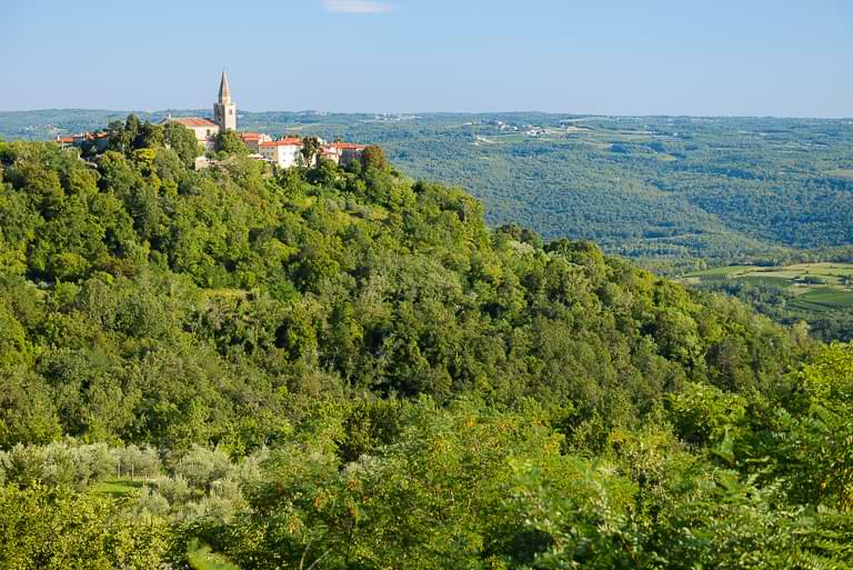 Bergdorf, Grožnjan, Istrien, Reisebericht