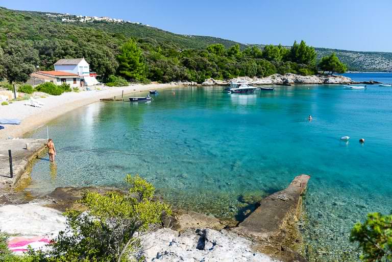 Ustrine, Lepeza Beach, Insel, Cres, schönste Strände, Kroatien, Urlaub