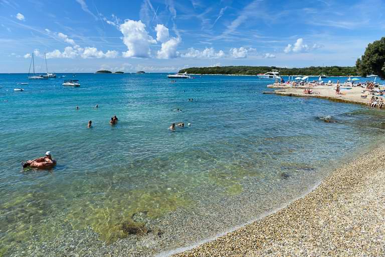 Vrsar, Orsera Beach, Stäende, Istrien, Reisebericht, Kroatien, Urlaub