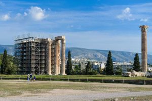 Olympieion, Tempel des Olympischen Zeus, Athen, Reisebericht, Marmorsäulen