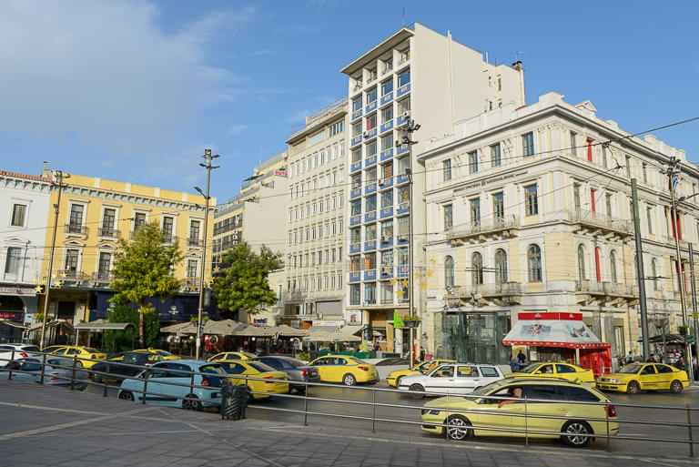 Omonia-Platz, Athen, Reisebericht, Griechenland