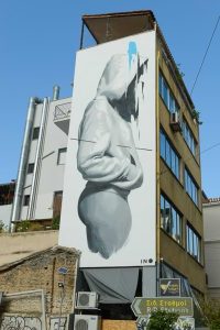 Streetart, Athen, Reisebericht, Griechenland, Hauswand, Psirri, Psyri