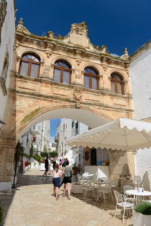 Ostuni, Arco Scoppa, Brücke, Sehenswürdigkeiten, Apulien, Reisebericht