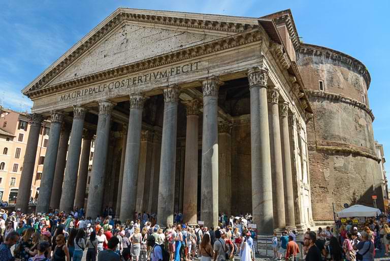 Pantheon, Rom, Reisebericht, außen, Antike, Sehenswürdigkeiten