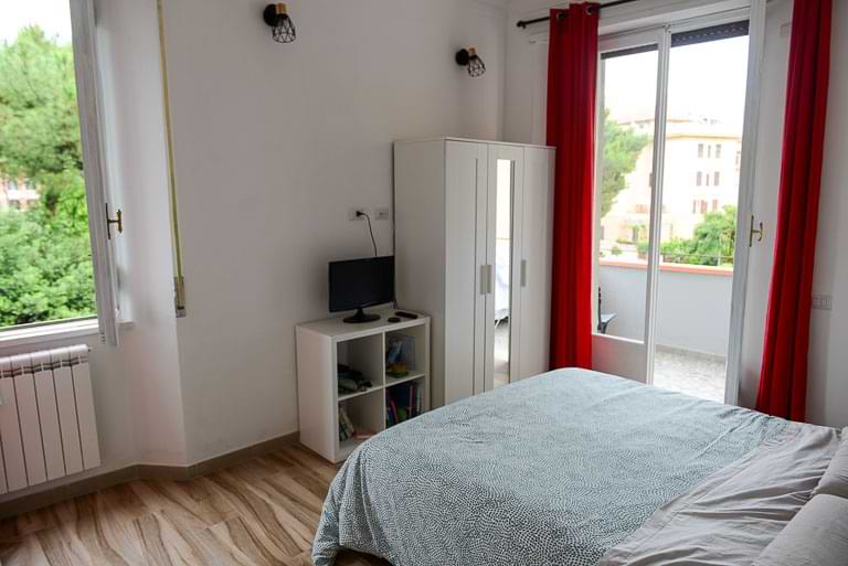 Rom, Apartment, In The Garden, Schlafzimmer, Balkon, Piazza di Villa Fiorelli