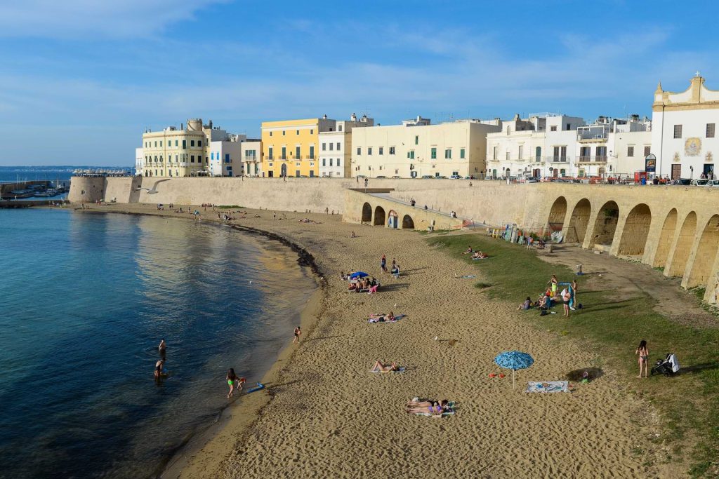 Gallipoli, Apulien, Reisebericht, Salento, Halbinsel, Strände, Spiaggia della Purita, Beach