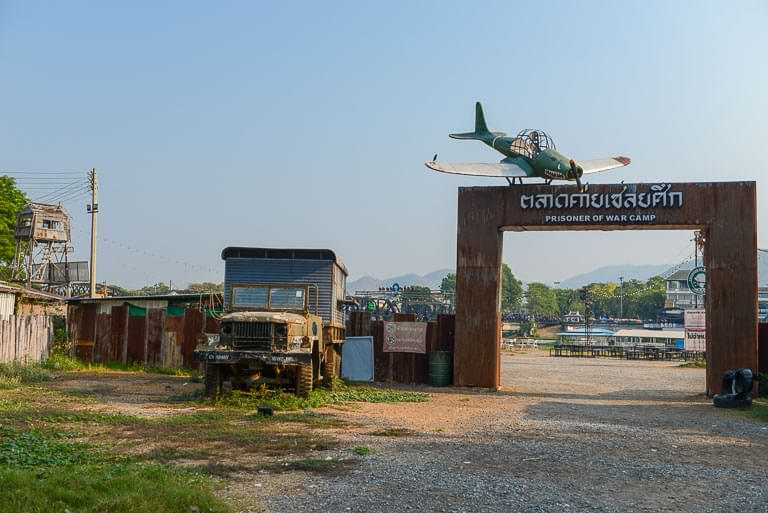 Reisebericht, Kanchanaburi, Prisoners of War Camp, Kriegsgefangenenlager