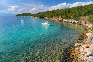 Paradiesweg, Krk, Schnorcheln, klares Wasser, Malinska, Njivice, Strand, Kroatien
