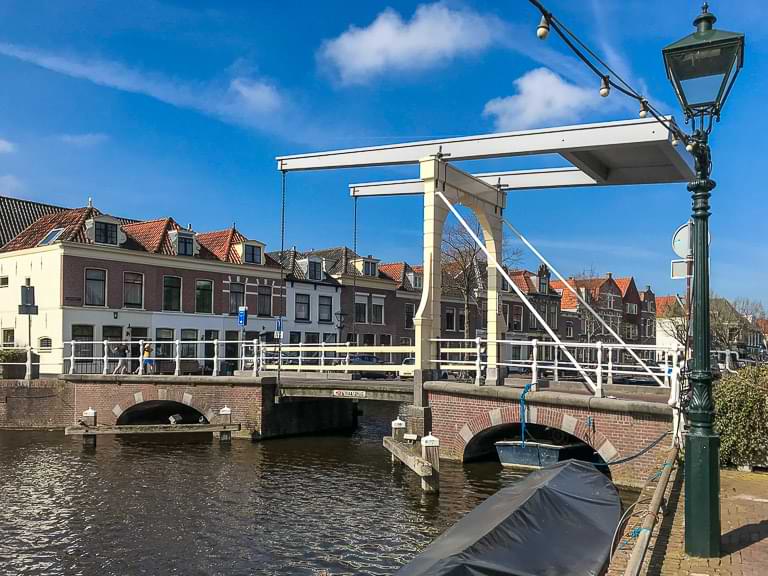 Brücke, Oudegracht, Alkmaar, Reisebericht, Niederlande, Holland