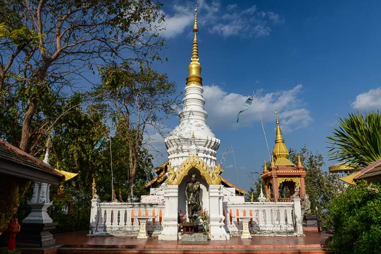Chedi, Wat Doi Prachan Mae Tha, Lampang, Sehenswürdigkeiten, Tempel, Thailand