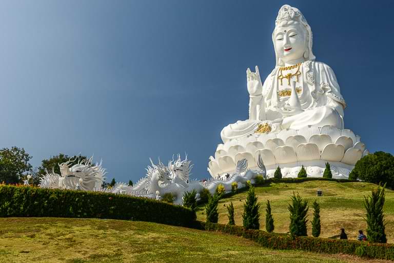 Wat Huay Pla Kang, Tempel, Chiang Rai, Sehenswürdigkeiten, Big Buddha, Guan Yin