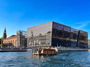 Kopenhagen, Neubau der Dänischen Königlichen Bibliothek, Den Sorte Diamant, Der Schwarze Diamant, black diamond