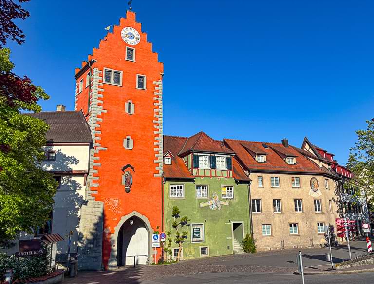 Die mittelalterliche Altstadt von Meersburg am Bodensee