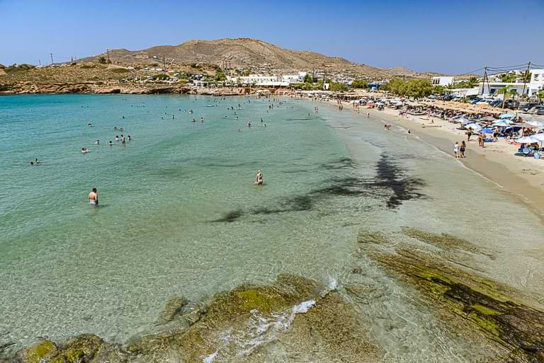 Agathopes Beach, Syros, Strände