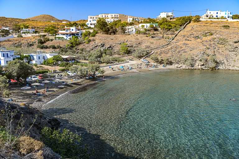Ampela Beach, Syros, Strände, Abela Beach