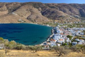 Andros, Ormos Korthiou, Milos Beach