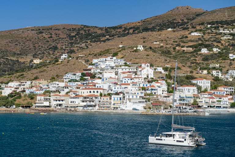 Batsi, Andros, Kykladen, Segelboot, Reisebericht, Griechenland