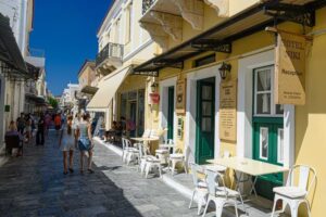 Chora, Andros-Stadt, Hauptgasse, Flaniermeile, Altstadt