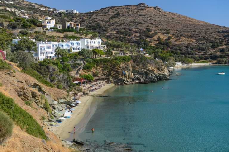 Delavoyas Beach, Andros, Aneroussa Beach Hotel