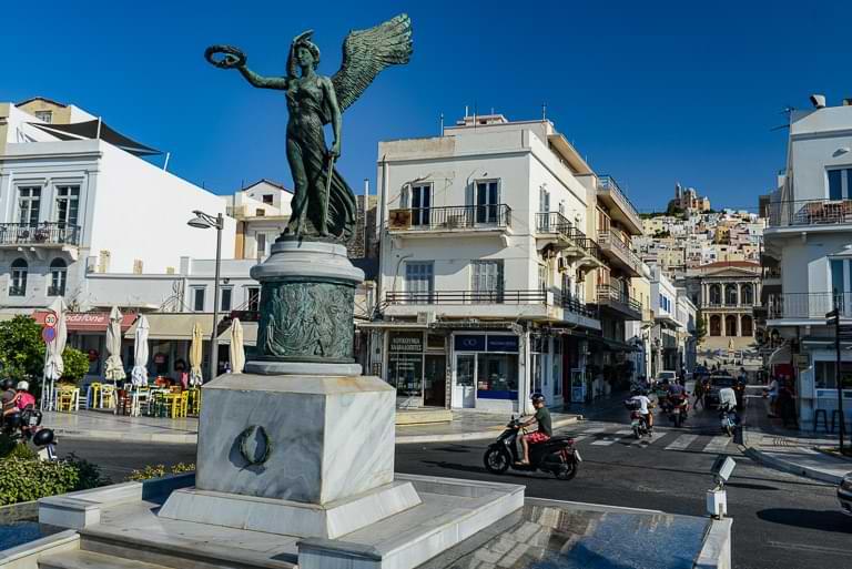 Denkmal, Hafenpromenade, Ermoupolis, Syros