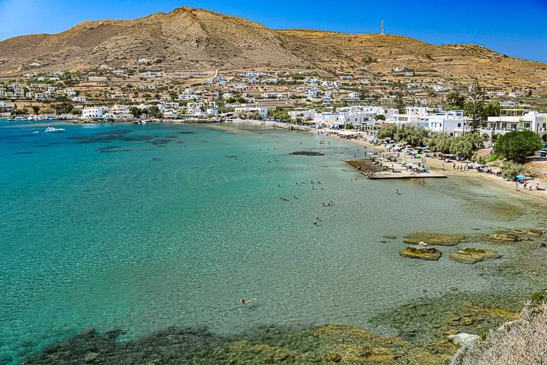 Finikas Beach, Syros, Strände