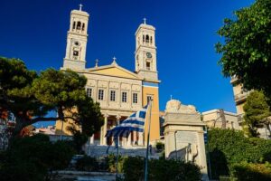 Kirche St. Nikolaus, Agios Nikolaos, Ermoupolis, Syros, Außenansicht