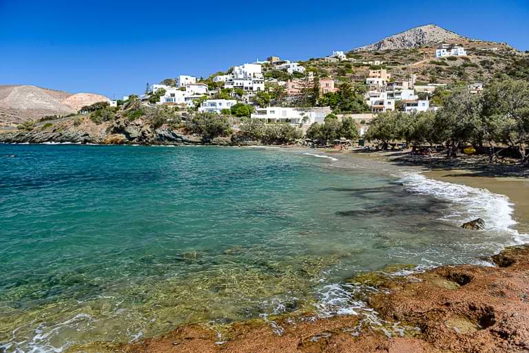 Lotos Beach, Syros, Strände