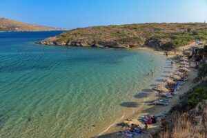 Paralia Colona, Colona Beach, Batsi, Andros, schönste Strände