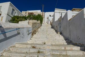 Treppen, Ano Syros, Griechenland